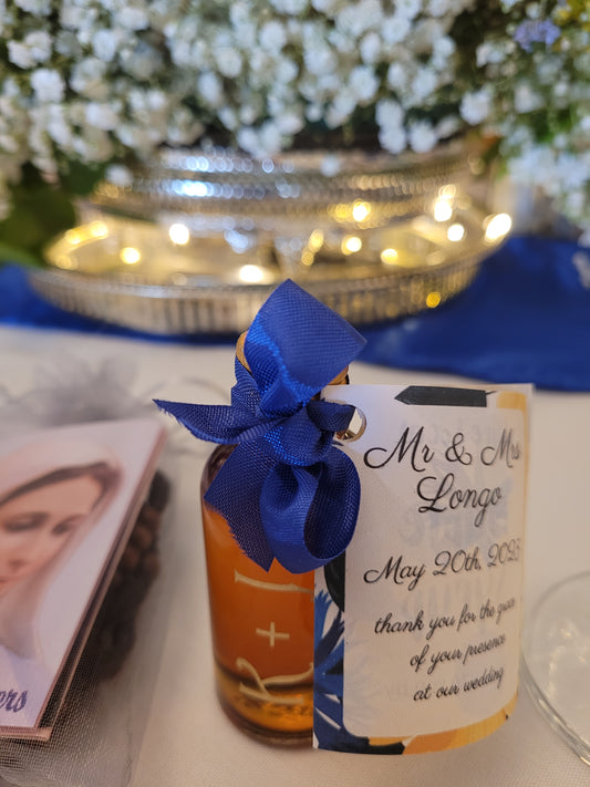 Maple Syrup Glass Bottle Wedding Favors in Canada